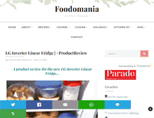 Tablet Screenshot of foodomania.com